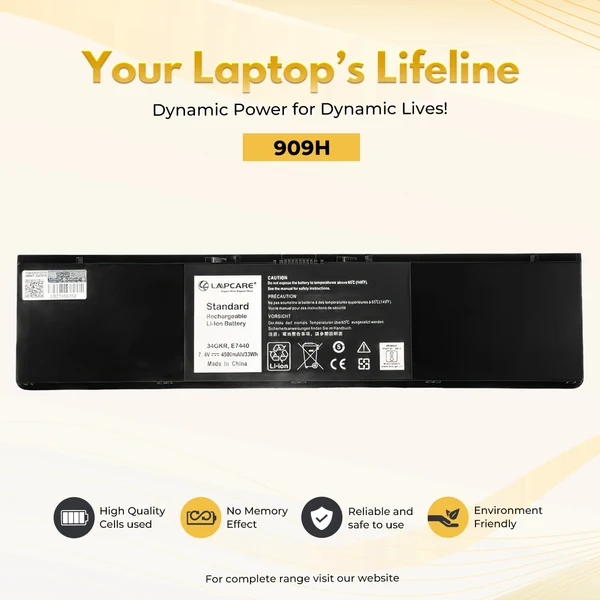 LAPCARE(Dell 909H Battery)