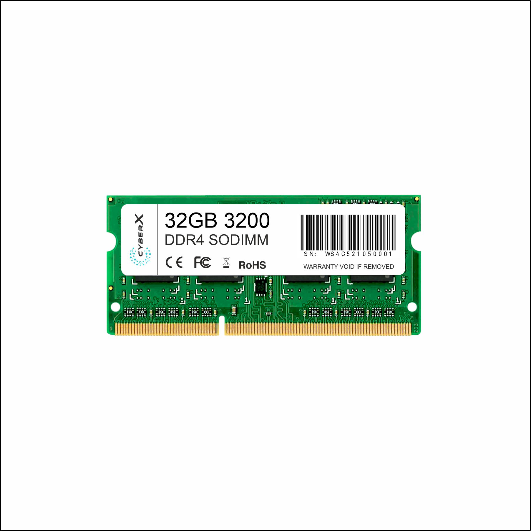 32GB DDR4. 2666Mhz Laptop Ram