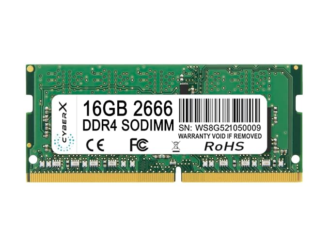 16GB DDR4. 2666Mhz Laptop Ram
