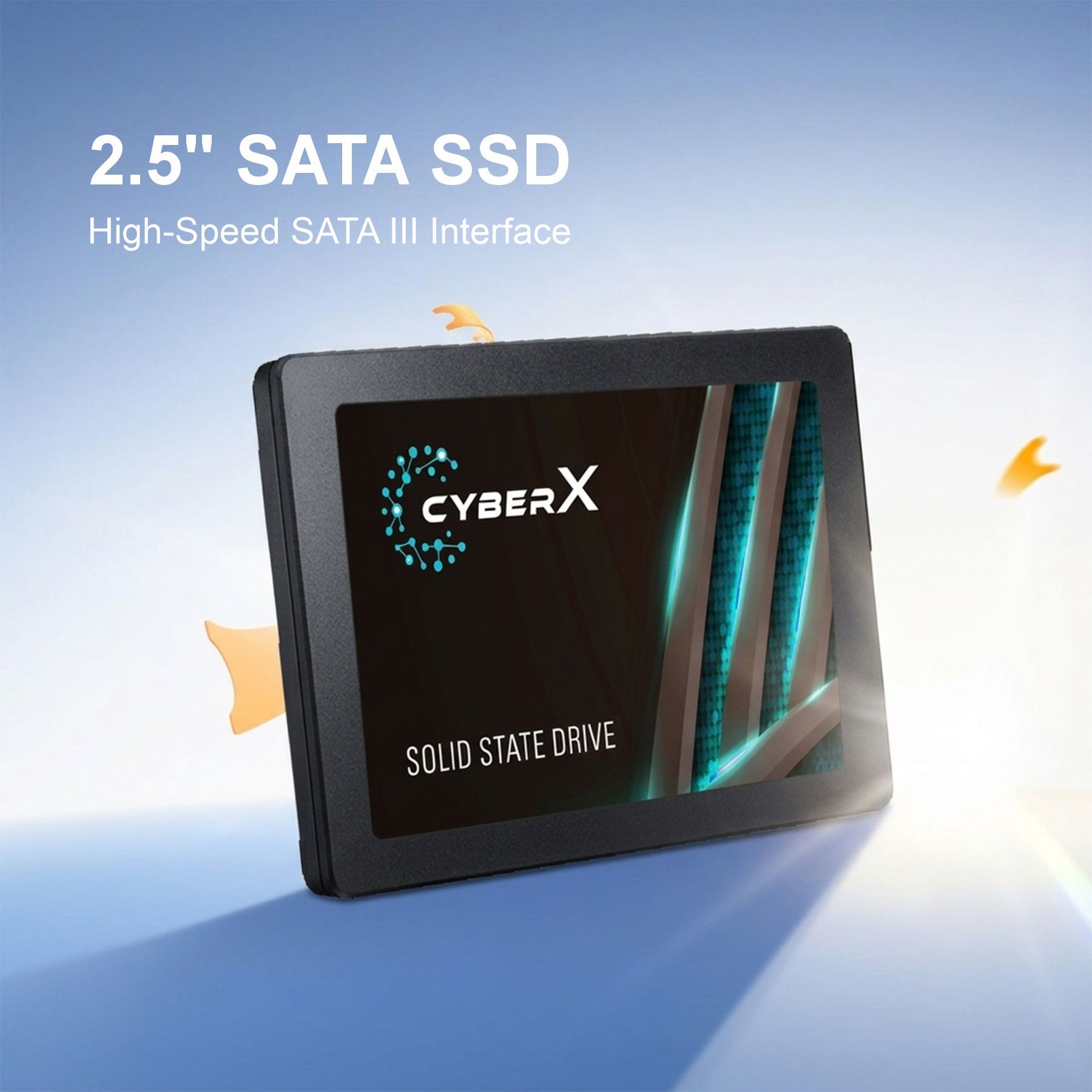 CYBERX 4TB 2.5 Inch SATA SSD