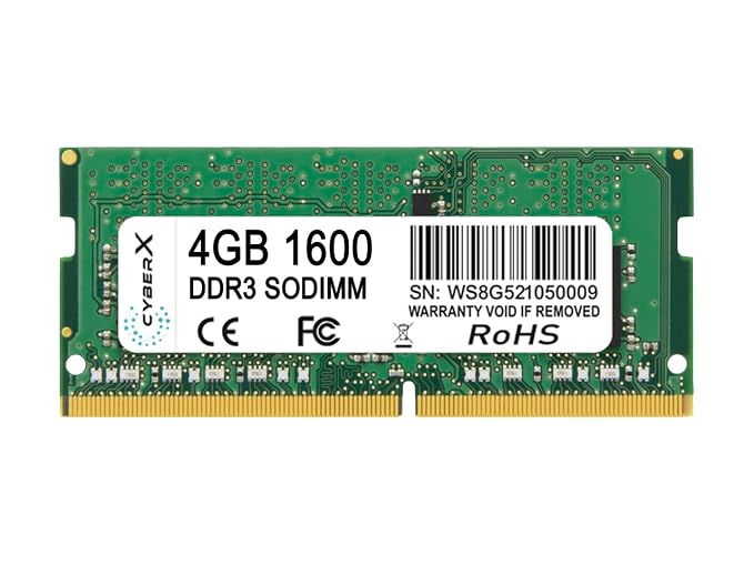 DDR3 4GB 1600MHz SODIMM Laptop RAM