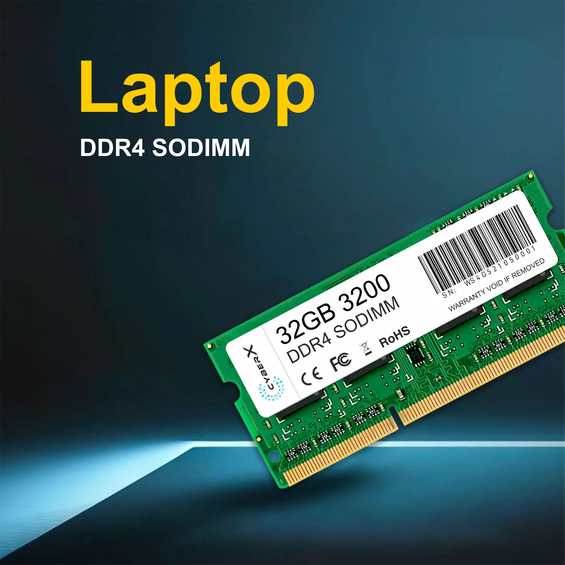 8GB DDR4. 2666Mhz Laptop Ram