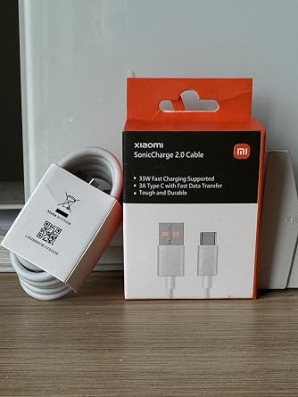33W Type-C Cable For Mi smartphones, tablets, and other gadgets with a Type-C port