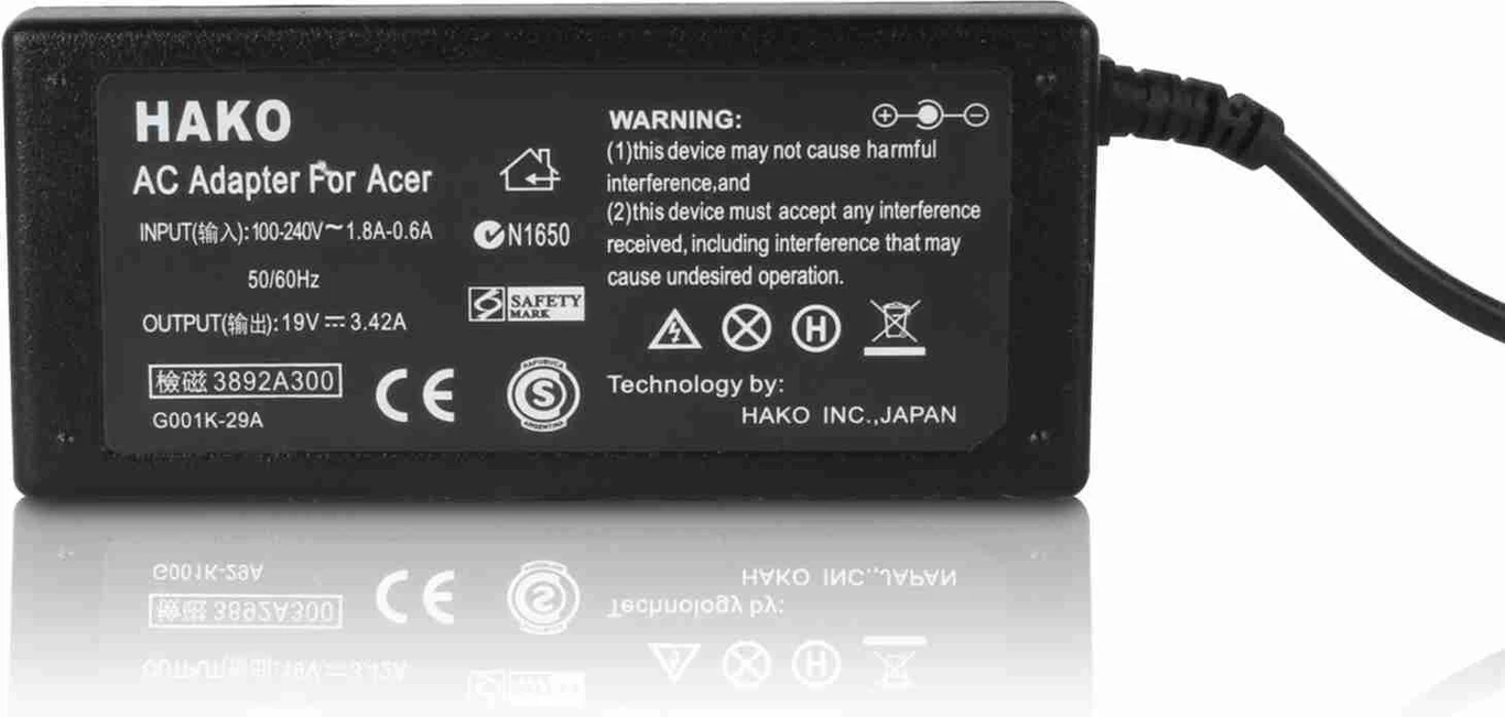 HAKO 65W 19V 3.42 65 W Adapter